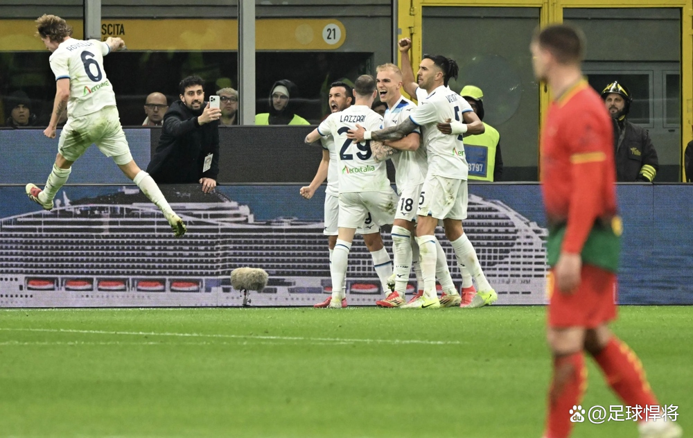 拉齐奥客场战平，暂时失去前四位置